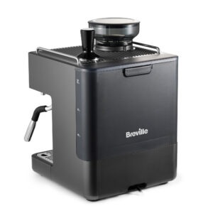 Modern espressomaskin från Breville i snygg design.